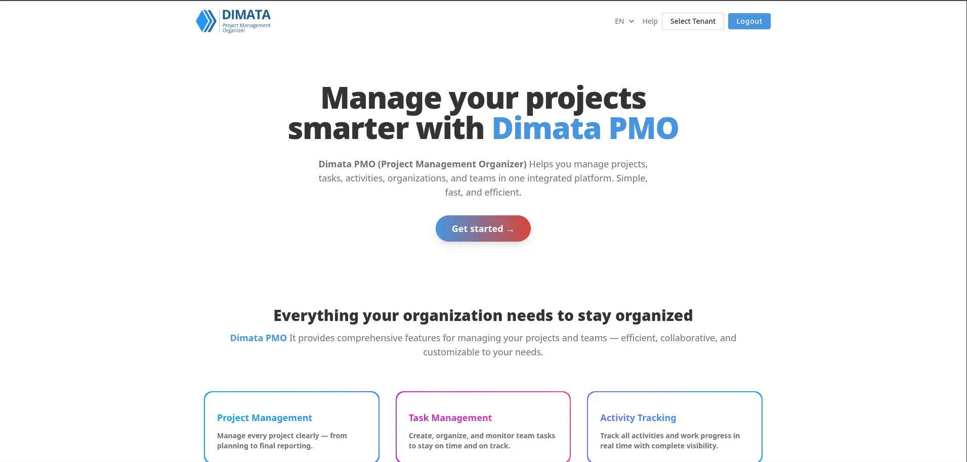 Sistem Project Management Organisasi